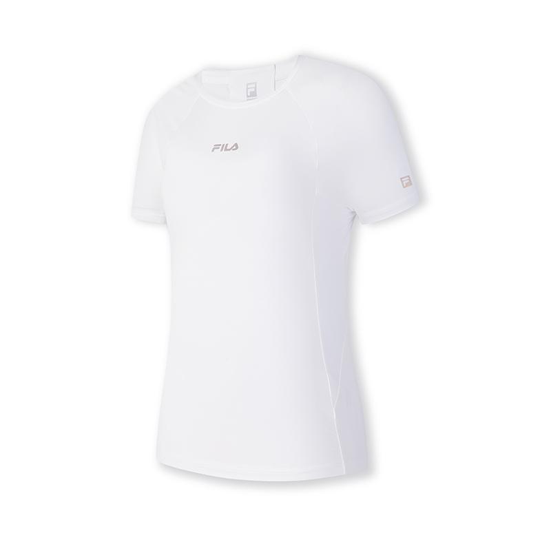 

New FILA AthleticsFitness Raglan Sleeve T Shirt Women s Jade White A11W521112FWT L(170/88A)