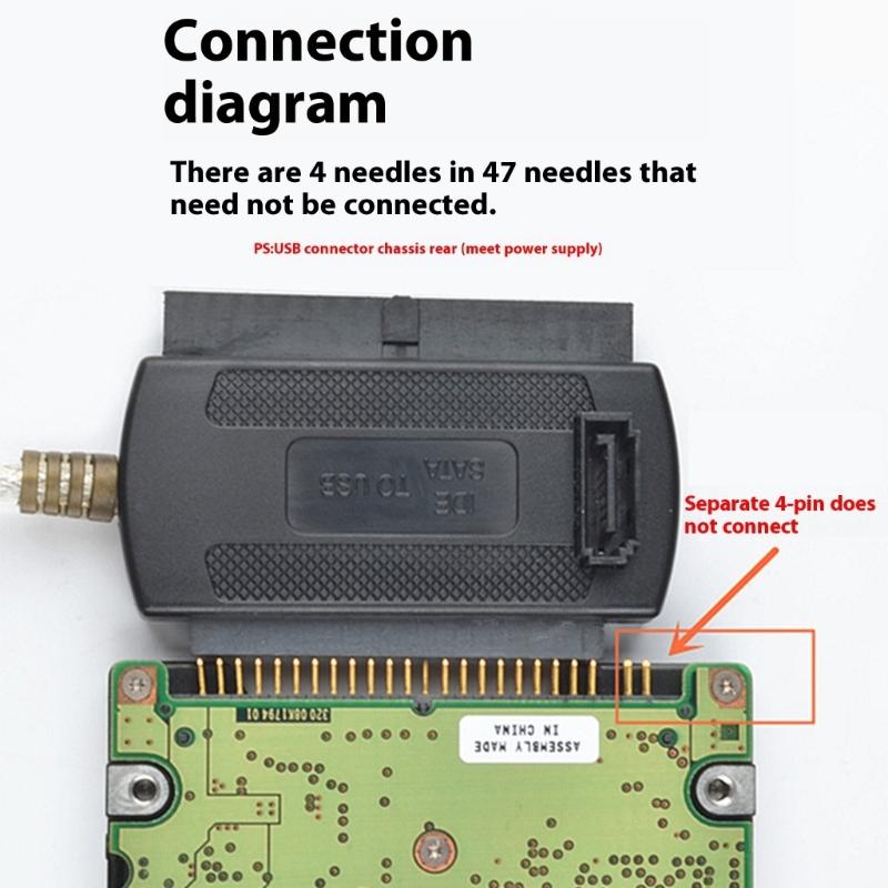 Fast Speed USB To IDE Converters Cable For External Hard Drive HDD Docking Station Cable Replacement Part For PC Laptop