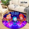 The Fixies Round Area Rug Carpet Rug For Living Room Bedroom Sofa Playroom Decor Nonslip Floor Mat