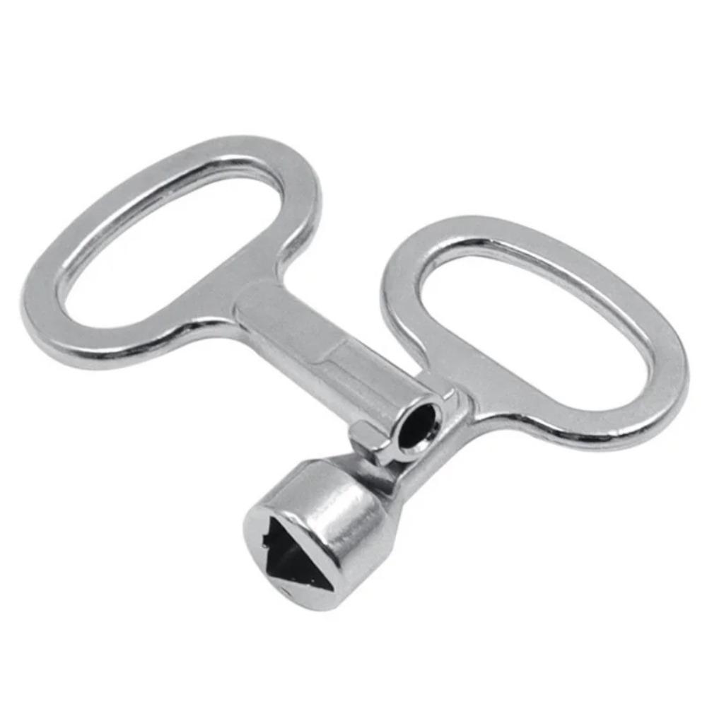 Triangular Slotted Key Wrench, Mini Multi-purpose Tool for Distribution Box, Electric Cabinet, Elevator Door & Valve Lock