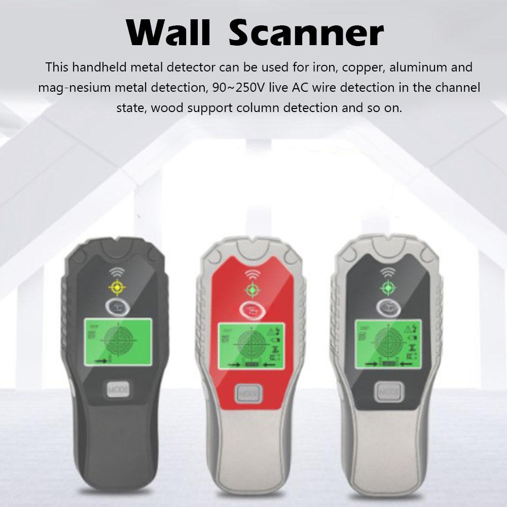 Multifunction Handheld Metal Detector Wall Drilling Inner Wire Detection and Positioning Wall detector Scanner Utility Tool