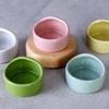 Ceramic Hamster Bowl Food Dish Non Tip Small Animal Bowl For Gerbil Chinchilla Rat Ferret Hedgehog Prevent Food Splashing