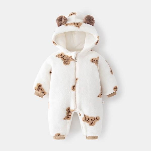 

Детская куртка Venese baby с милым медвежьим узором и капюшоном на молнии, размер №. 80, лучшая детская одежда Кореи