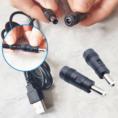 Portable DC5521 Female To DC5.5x2.5mm Male Converter Adapter Power Conversion Head for Various Laptops Brands