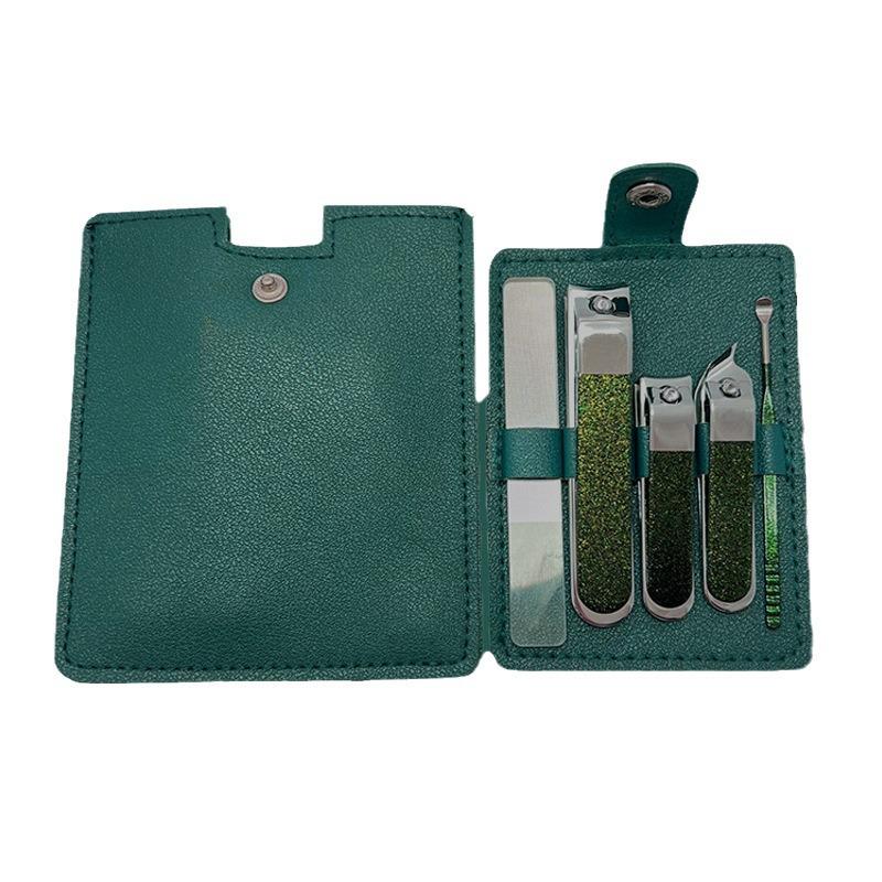 Compact Stainless Steel Nail Clipper & Manicure Set - 5 Piece