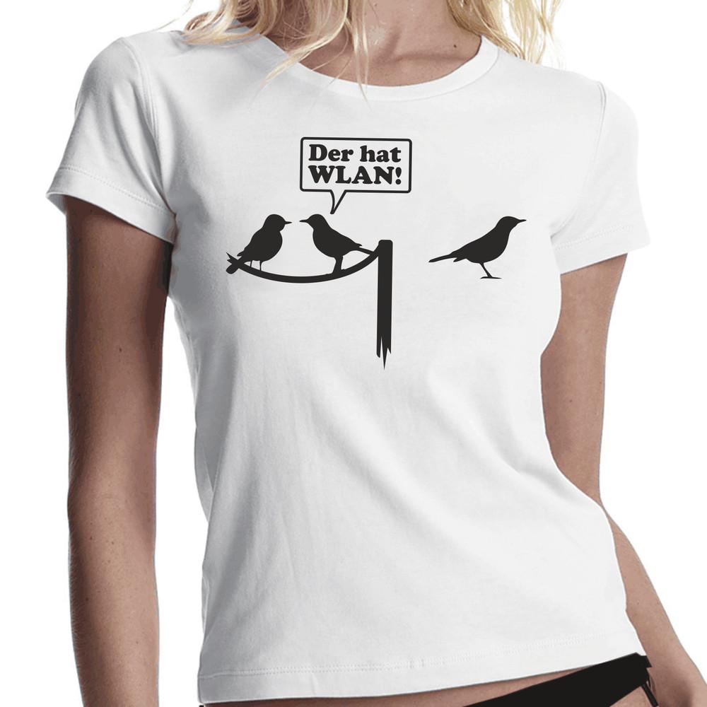 Der Hat WLAN Nerd Gamer Geek Birds Comedy Fun Lady Ladies Girlie