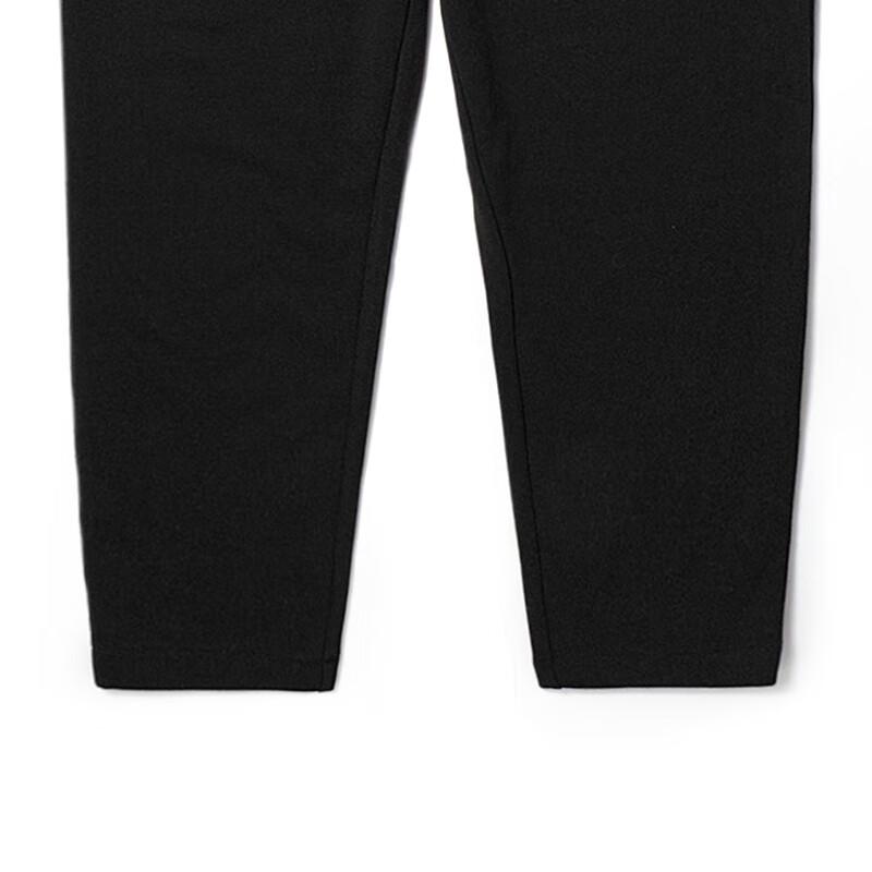 Vans Solid Color Mid Waist Straight Leg Casual Pants Women Bottoms Black VN000FCZBLK