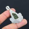 Friendship Day Deal 925 Sterling Silver Natural Moss Prehnite Pendant Jewelry