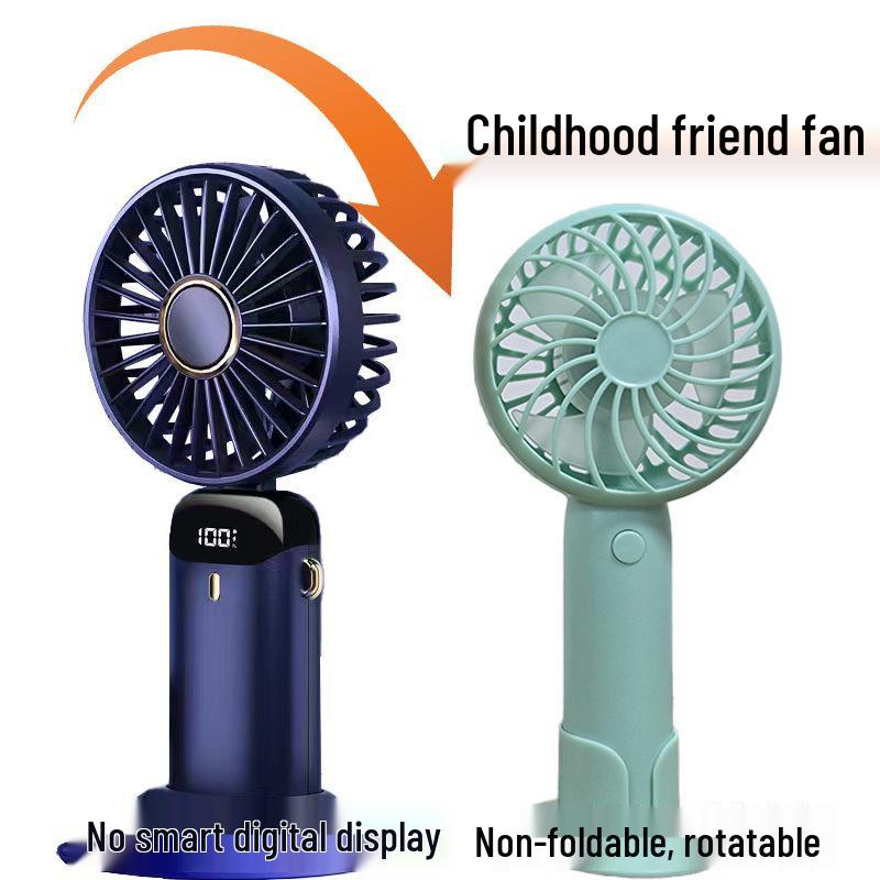 

Rechargeable Mini USB Desktop Handheld Fan with Water Tray for Office and Outdoor Use Long Endurance [USB Rechargeable]