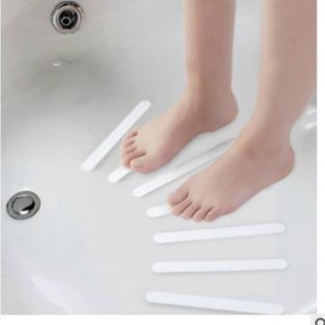 Transparent Anti Slip Stair Treads for Bathroom Floor Safety Non Slip Tape Strips 5 Pack Durable Adhesive Strips for Stairs and Steps