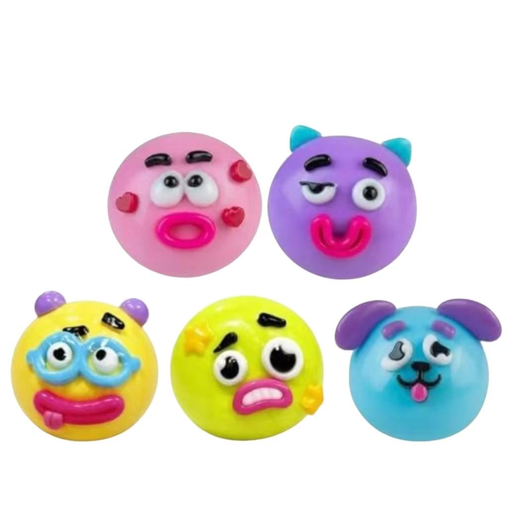 חדש Smushers Squishy, צעצוע סקווישי Curiosities החלפת פנים כלב, צעצוע לחיצה חמוד רך וניתן לעיצוב, עלייה איטית מרגיעה S