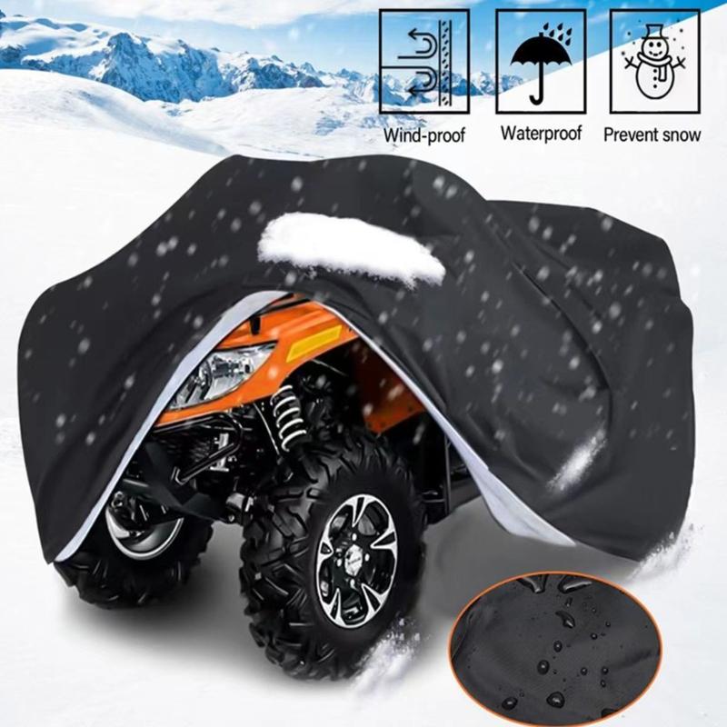 Multi Shield Lawn Farm Vehicle Cover Waterproof Dustproof Snowproof Oxford Component With Concise Foldable Design 72x54x46 Inches
