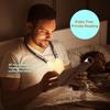 86lux LED Neck Reading Light, Book Light for Reading In Bed, 3 Colors, Hands Free, Long Lasting, Flexible Soft Lightweight Arms, Dual Focus Control