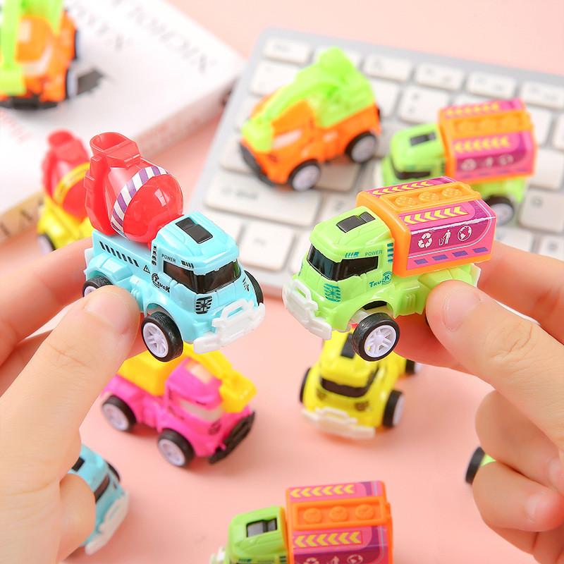 Simulation Mini Inertia Color Engineering Vehicle Children Toy For Early Development