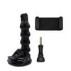 GoPro Snake Arm Suction Cup Mount: Universal 4-Section Action Camera Holder for Car.