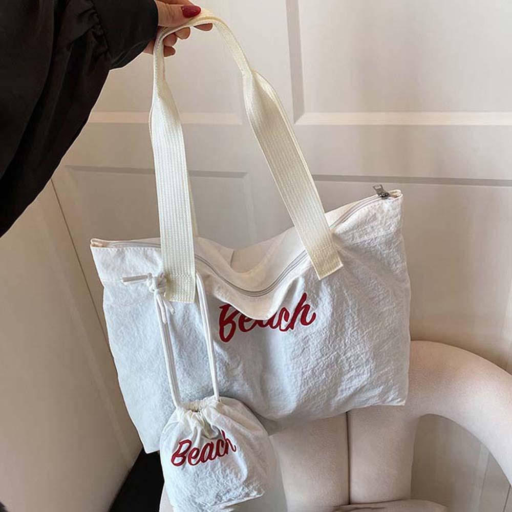 Dopamine Composite Tote Bags Japanese Style Women Cloth Underarm Bag Large Capacity Handbag  School