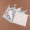 Baby Towel Set Teething Bibs for Toddler Burp Cloth Gauze-Cotton Handkerchief Back Absorb Towel Newborn Bath Towel 10PCS