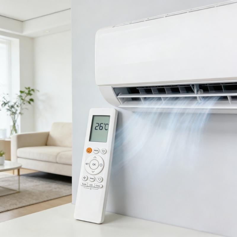 Intelligent Remote Control for RG10B(B) BGEF Air Conditioner Units with Energy Saving Mode Reducing Battery Consumption