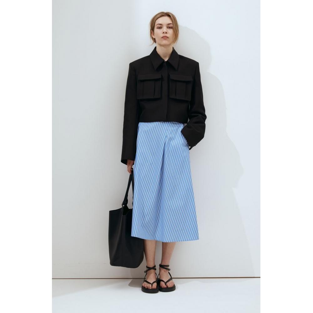 

Юбка из поплина HMA line синяя полоска