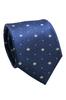 Simon Carter Sea Turtle Dot Silk Tie (Navy)