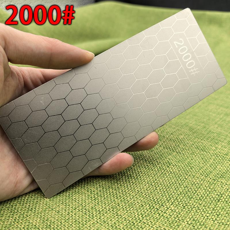 

1pc Kitchen Honeycomb Diamond Whetstone Emery Single-sided Whetstone Honeycomb Type Household Manual Scissor Sharpening Tools
