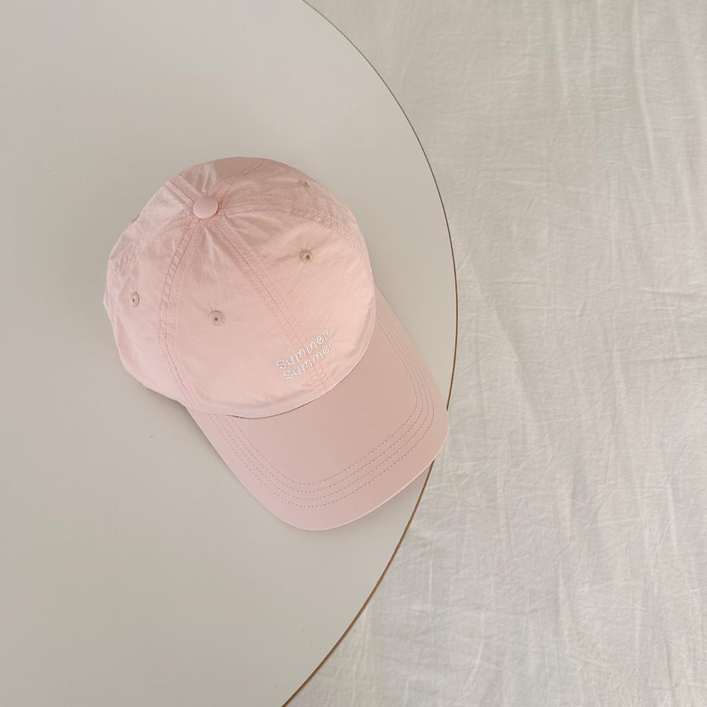 Quick-Drying Embroidery Summer Letters Simple Baseball Cap Men'S And Women'S Sunshade Versatile Cap