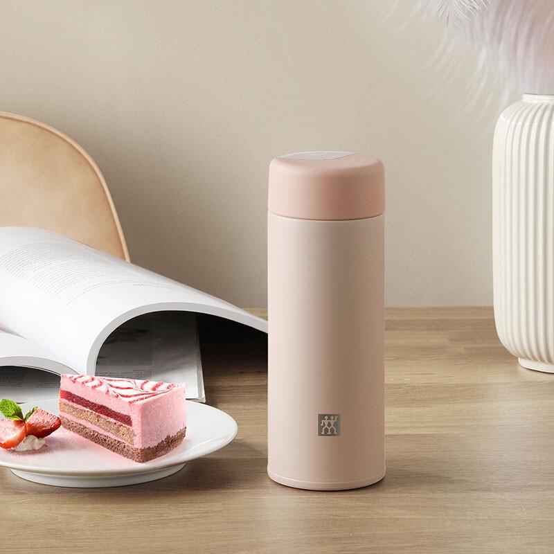 Zwilling Enjoy Series Pink 350ml Vacuum Insulated Tea Filter Mug
