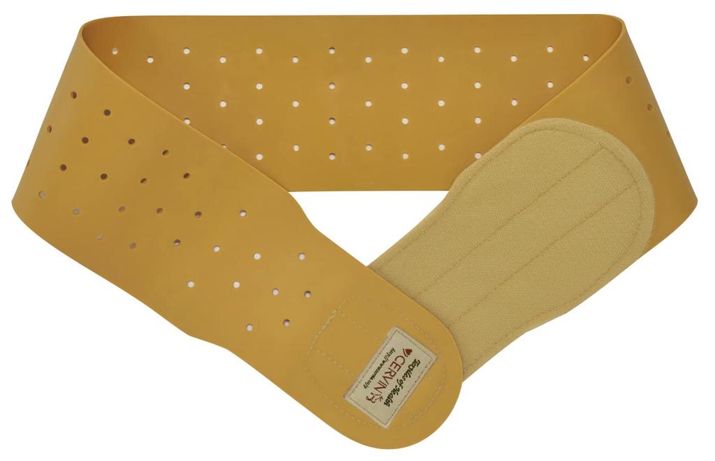 Servan Firm Pelvic Support Raw Elastic Belt, Beige, M-L