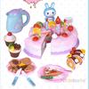 Kids Simulation DIY Birthday Cake Toy Pretend Kitchen Birthday and Christmas Party Gift Creative Triple Layers Cake Toy