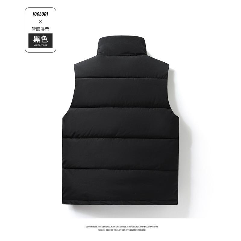 Men S Hooded Pullover Striped Thick Casual Sleeveless Vest