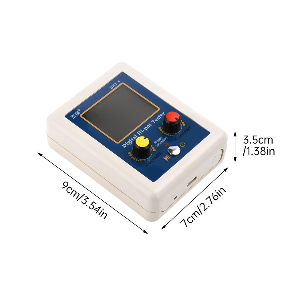160x128TFT Display Multi-function Digital High Voltage Tester Type-c Interface Voltage Resistance Capacity Transistor Tester 6