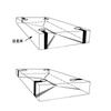 Bedroom Bondage Boutique Adjustable Belt Under Mattress Sex Toys for Couples SM Bed Fetish Restraint,Wrists 4 Ankle Cuffs