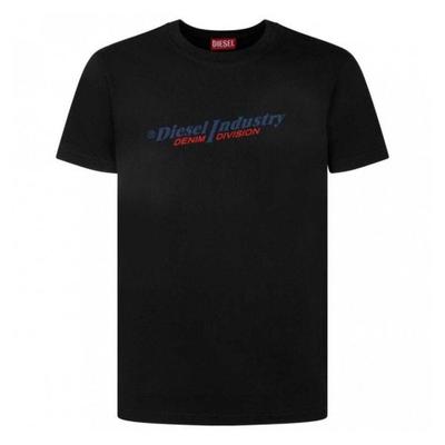 Diesel Unisex-Erwachsene Industry Denim Division Logo T-Shirt