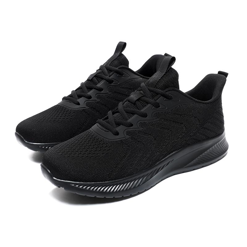 Mesh men's shoes Breathable flying woven lightweight student youth soft sole non-slip trend sports casual running shoes
