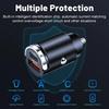 100W/200W Mini Zugring Autoladegerät Dual USB Schnellladung für iPhone Xiaomi Samsung QC 3.0 Telefon Praktischer Ladeadapter