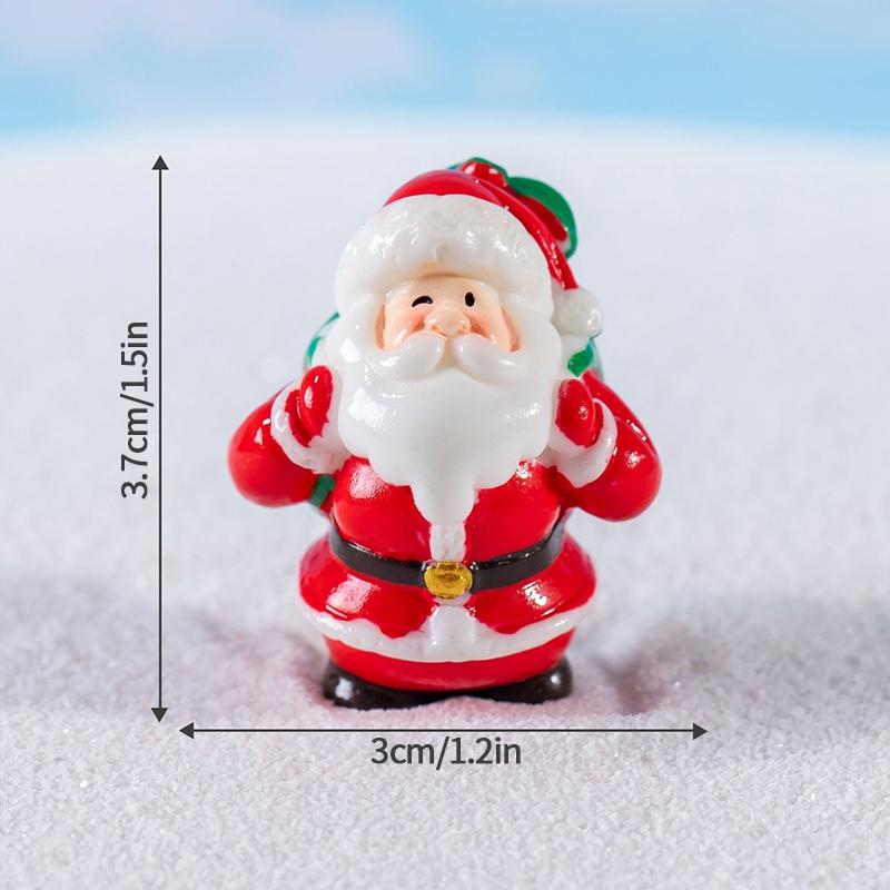Santa Claus Statues Desk Accessorie Mini Cartoon Xmas Ornament Home Decorations Christmas Decorations 2025 Newa Year Gifts