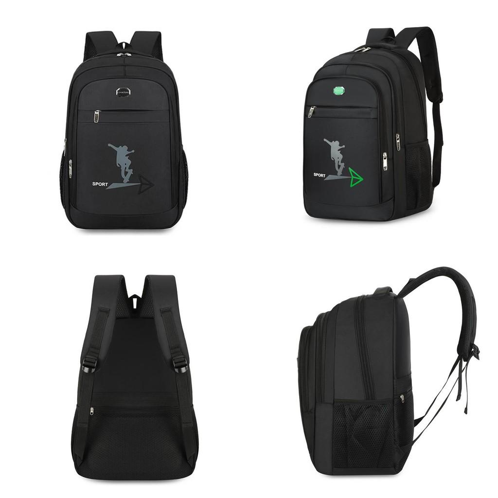 Oxford Fabric Casual Travel Backpack For Men And Women With Breathable Design And 16in Laptop Storage