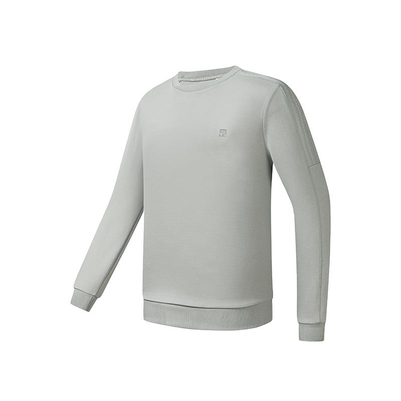 FILA Fitness Simple Casual Comfortable Hoodie Men hoodies Misty-Gray A51M631203FGY M