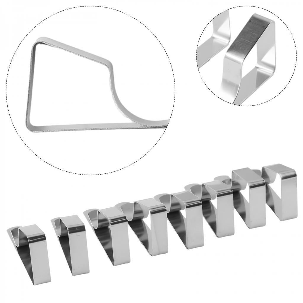 Klipsy do obrusu ze stali nierdzewnej Uchwyt Klamry Ślub Piknik Artykuły na przyjęcie