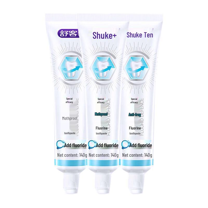 Shuke Anti-Cavity Mint Toothpaste 3-Pack