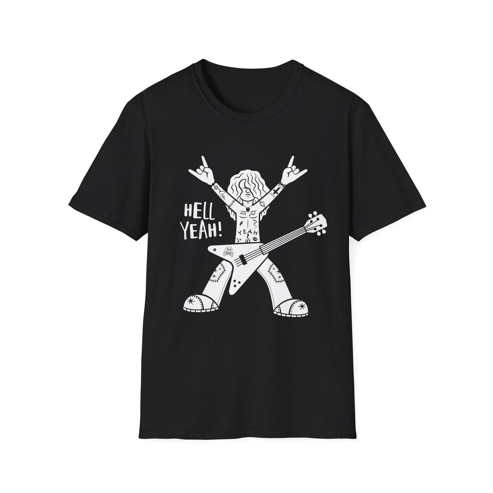 Мультяшный гитарист, Футболка Rock N Roll, Топ гитариста, Смешная музыкальная футболка 3XL