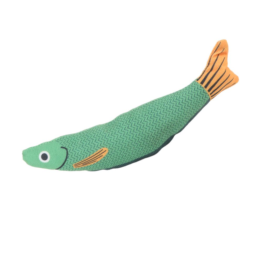Cat Toy Saucy Fish Catnip Crinkle Sound Toy Interactive Wear Resistant Indoor Kitten Exercise