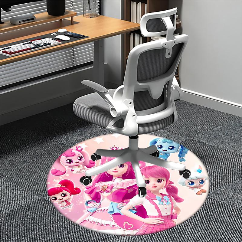 

Catch! Teenieping Chair mat Round Rug-Office carpet,Non-slip, Suitable for Living Rooms, Bedrooms Decor1205061a 80cm by 80cm