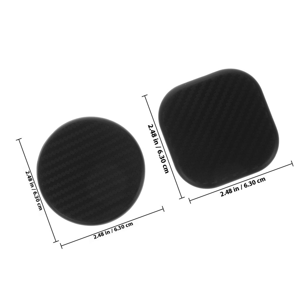 4Pcs Stylish Silicone Car Coasters Anti-Slip Insulation Drink Mats for Men's Vehicle Accessories Car Drink Coaster