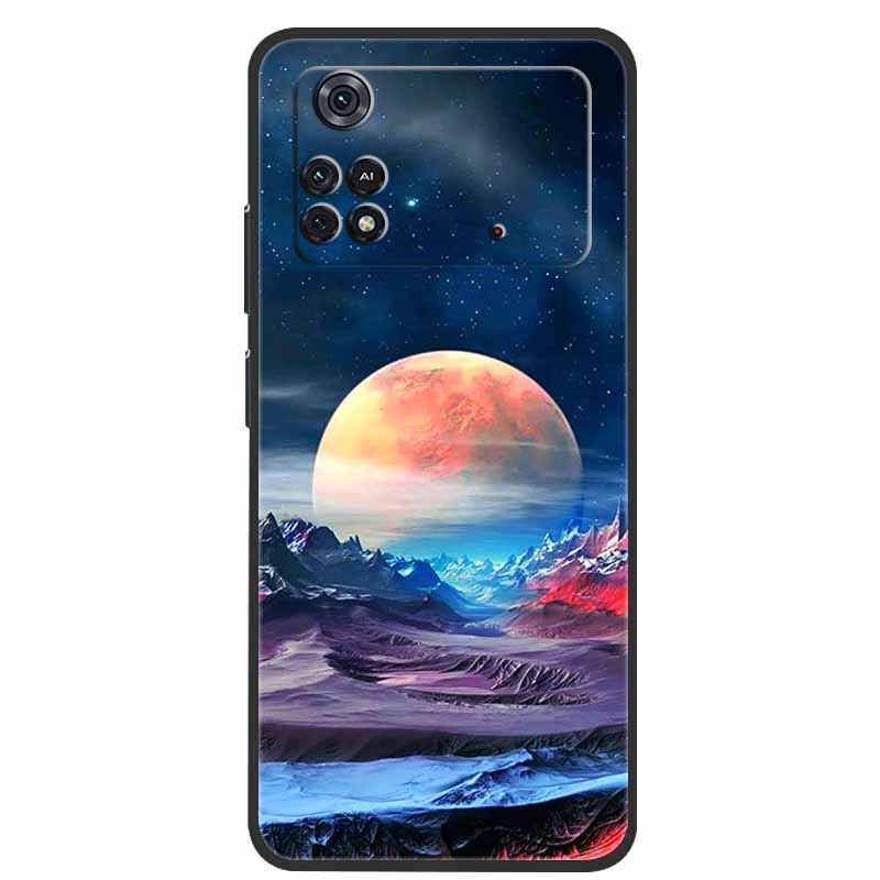 

For Poco X4 Pro 5G Cases Poco M4 Pro Painted Cat Soft TPU Lovely Silicone Phone Covers for Xiaomi Poco M4 Pro 4G Coques Fundas Poco X4 Pro 5G