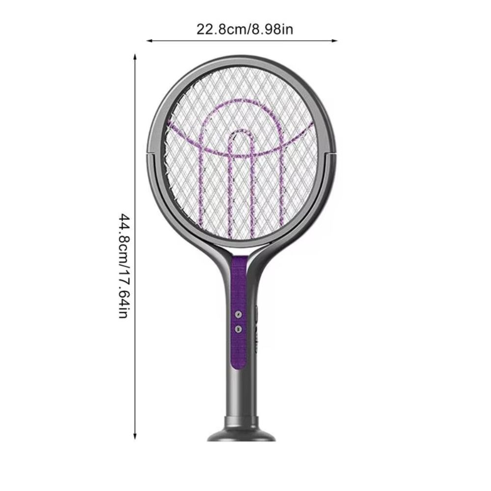 USB Rechargeable Scalable Electric Mosquito Swatter 2 In 1 Fly Swatter Trap Bug Zapper  Indoor