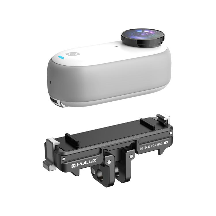 Für Insta360 GO3 / GO 3S PULUZ Magnetische ABS Quick Release Basis Halterung (Schwarz)
