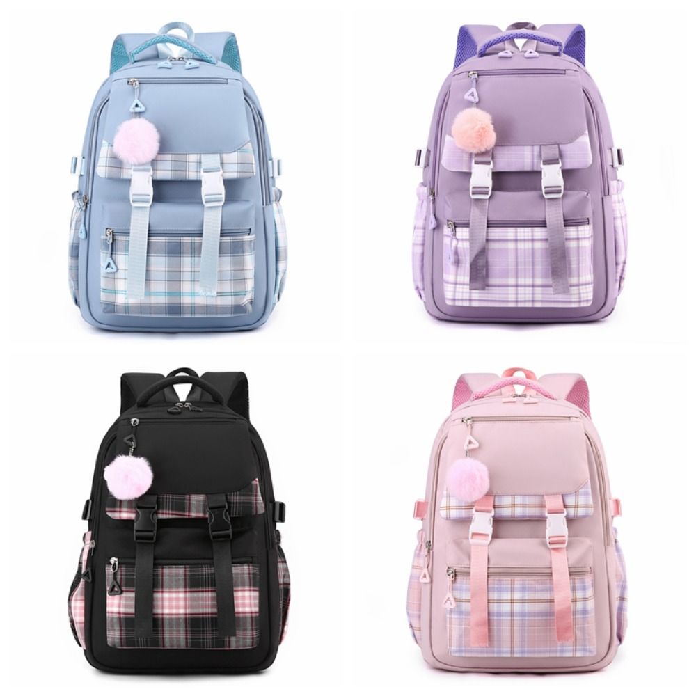 Harajuku Student Backpack Nylon Korean Style School Bag Casual Shoulders Bag  Girls