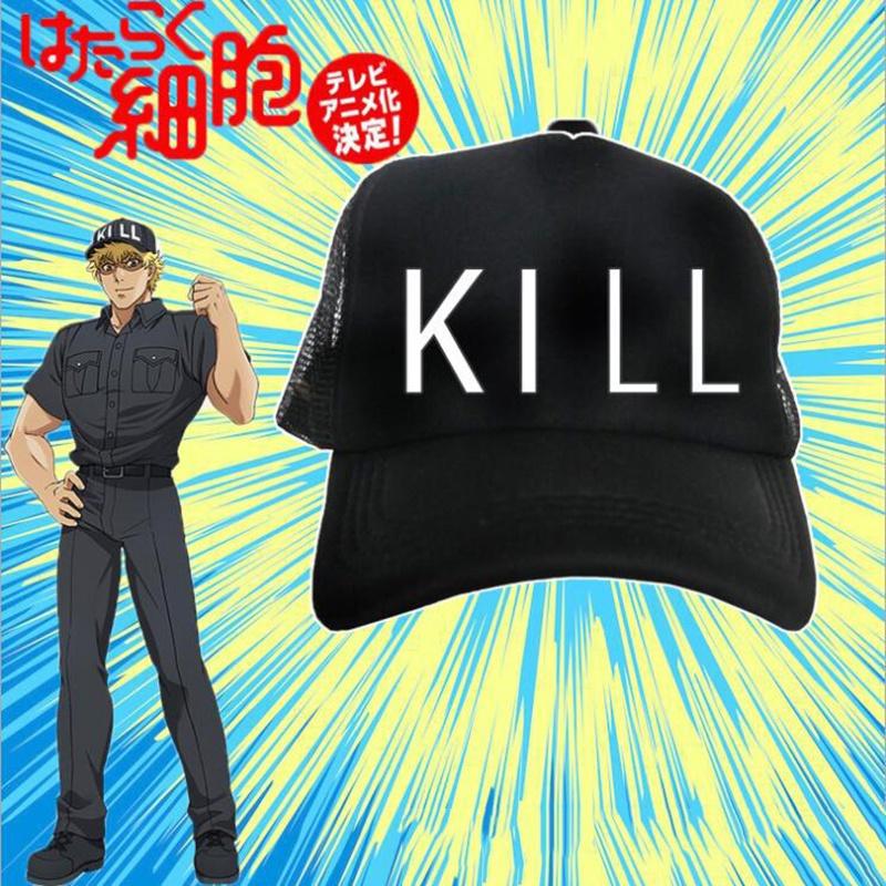 Cells Hataraku Saibou At Work Baseball Cap Visor Sun Hat Snapback Props Cosplay