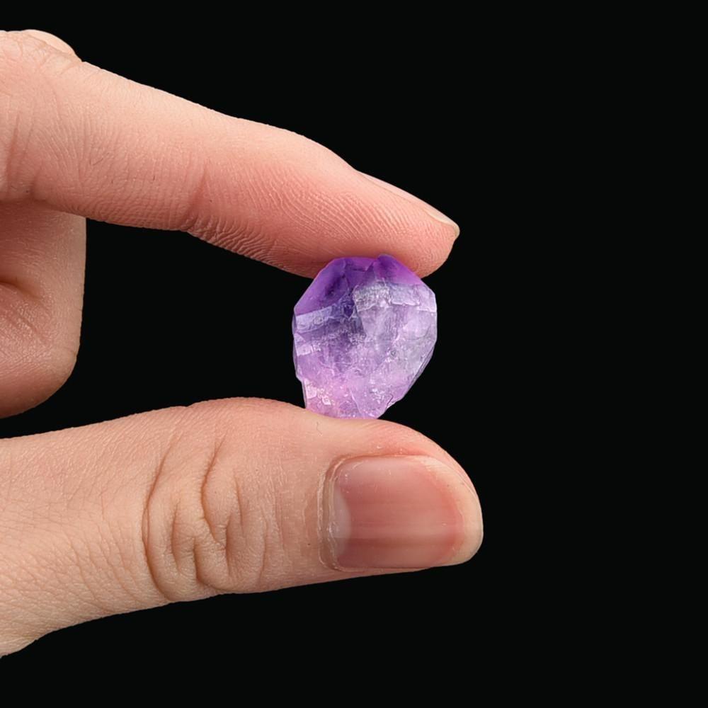 1/2PCS Gifts Mineral Specimen Irregular Shape Purple Quartz Healing Stone Crystal Pendant Natural Amethyst